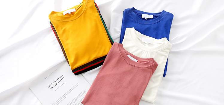 东营夏季T恤衫定做要选对材质